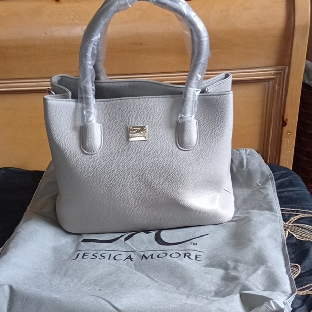 Gray Tote Bag